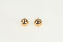 Load image into Gallery viewer, 14K 7.8mm Classic Simple Ball Sphere Stud Earrings Rose Gold