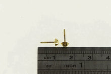 Load image into Gallery viewer, 14K Small Geometric Pattern Textured Stud Earrings Yellow Gold