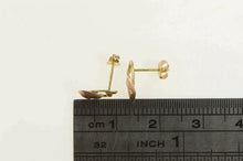 Load image into Gallery viewer, 14K Two Tone Black Hills Heart Love Stud Earrings Yellow Gold