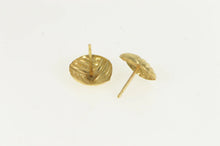 Load image into Gallery viewer, 14K Volleyball Sport High Relief Simple Stud Earrings Yellow Gold