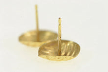 Load image into Gallery viewer, 14K Volleyball Sport High Relief Simple Stud Earrings Yellow Gold