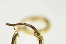 Load image into Gallery viewer, 14K 11.0mm Classic Simple Vintage Huggie Earrings Yellow Gold