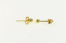 Load image into Gallery viewer, 14K Classic Round Ball Sphere Simple Stud Earrings Yellow Gold