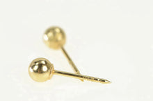 Load image into Gallery viewer, 14K 3.9mm Ball Simple Round Sphere Stud Earrings Yellow Gold