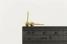 Load image into Gallery viewer, 14K 3.9mm Ball Simple Round Sphere Stud Earrings Yellow Gold