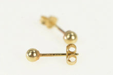Load image into Gallery viewer, 14K 3.0mm Ball Classic Round Simple Stud Earrings Yellow Gold