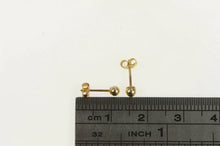Load image into Gallery viewer, 14K 3.0mm Ball Classic Round Simple Stud Earrings Yellow Gold