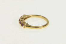 Load image into Gallery viewer, 14K Natural Ruby Classic Wedding Band Ring Yellow Gold