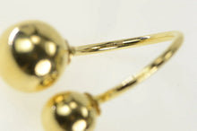 Load image into Gallery viewer, 14K Retro Ball Sphere Geometric Statement Bypass Ring Yellow Gold