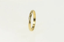 Load image into Gallery viewer, 14K 2.3mm Classic Simple Rounded Wedding Band Ring Yellow Gold
