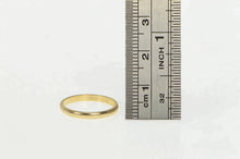 Load image into Gallery viewer, 14K 2.3mm Classic Simple Rounded Wedding Band Ring Yellow Gold
