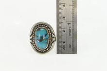 Load image into Gallery viewer, Sterling Silver Southwestern Vintage Turquoise Cabochon Ring