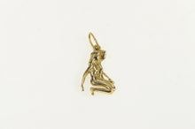 Load image into Gallery viewer, 14K Gemini Twins Astrology Zodiac Sign Symbol Charm/Pendant Yellow Gold