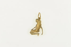 14K Gemini Twins Astrology Zodiac Sign Symbol Charm/Pendant Yellow Gold