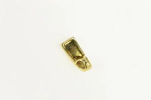 14K Asch Grossbardt Mother of Pearl Diamond Pendant Yellow Gold