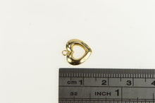 Load image into Gallery viewer, 14K Puffy Heart Cut Out Love Symbol Valentine Charm/Pendant Yellow Gold