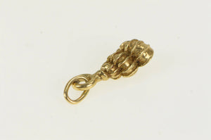 14K 3D Conch Sea Shell Ocean Motif Charm/Pendant Yellow Gold