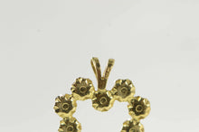 Load image into Gallery viewer, 14K Diamond Inset Heart Love Symbol Vintage Charm/Pendant Yellow Gold