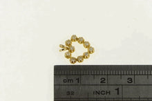 Load image into Gallery viewer, 14K Diamond Inset Heart Love Symbol Vintage Charm/Pendant Yellow Gold