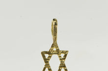 Load image into Gallery viewer, 14K Star of David Jewish Faith Symbol Charm/Pendant Yellow Gold