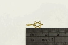 Load image into Gallery viewer, 14K Star of David Jewish Faith Symbol Charm/Pendant Yellow Gold