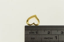 Load image into Gallery viewer, 14K Heart Curvy Love Symbol Valentine Charm/Pendant Yellow Gold