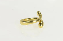 Load image into Gallery viewer, 18K Tiffany &amp; Co. Elsa Peretti Teardrop Bypass Ring Yellow Gold