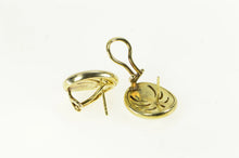 Load image into Gallery viewer, 14K Asch Grossbardt Mother of Pearl Diamond Earrings Yellow Gold