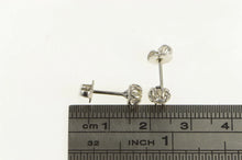 Load image into Gallery viewer, 14K 0.25 Ctw 1950&#39;s Diamond Solitaire Stud Earrings White Gold