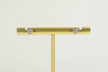 Load image into Gallery viewer, 14K 0.25 Ctw 1950&#39;s Diamond Solitaire Stud Earrings White Gold