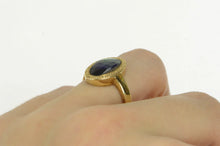 Load image into Gallery viewer, 14K Ammolite Faceted Triplet Oval Statement Ring Yellow Gold