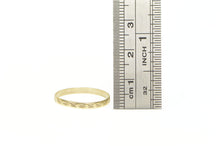 Load image into Gallery viewer, 14K Diamond Cut X Criss Cross Simple Band Ring Yellow Gold