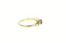 Load image into Gallery viewer, 10K Sapphire Diamond Accent Vintage Statement Ring Yellow Gold