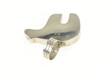 Load image into Gallery viewer, Sterling Silver Thomas Singer Navajo Heartline Fetish Bear Pendant