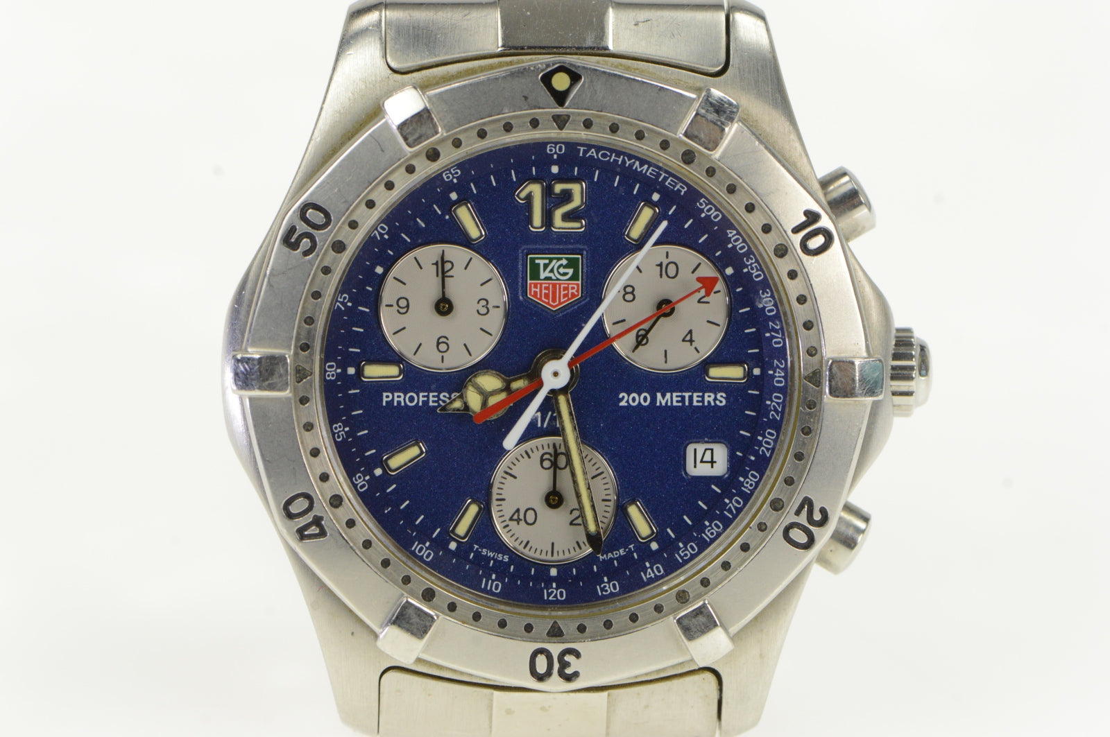 Tag Heuer CK1112.BA0311 Mens 2000 Watch Blue Silver