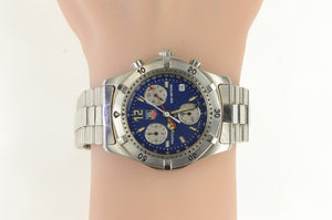 Tag Heuer Ref CK1112 Blue Dial Chronograph Men's Watch