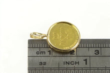 Load image into Gallery viewer, 14K People of Israel Hebrew Jewish Faith 22k Coin Charm/Pendant Yellow Gold