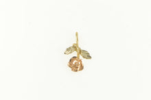 Load image into Gallery viewer, 14K Tri Tone Rose Flower Black Hills Nature Motif Charm/Pendant Yellow Gold