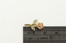 Load image into Gallery viewer, 14K Tri Tone Rose Flower Black Hills Nature Motif Charm/Pendant Yellow Gold