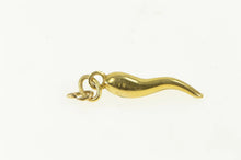 Load image into Gallery viewer, 14K Italian Horn Traditional Protection Symbol Charm/Pendant Yellow Gold