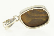 Load image into Gallery viewer, Sterling Silver Oval Natural Opal Inset Bezel Southwestern Pendant