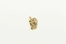 Load image into Gallery viewer, 14K Textured Nugget Raw Cluster Abstract Charm/Pendant Yellow Gold
