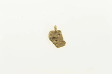 Load image into Gallery viewer, 14K Textured Nugget Raw Cluster Abstract Charm/Pendant Yellow Gold