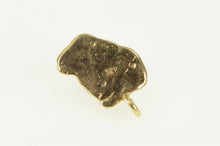 Load image into Gallery viewer, 14K Textured Nugget Raw Cluster Abstract Charm/Pendant Yellow Gold