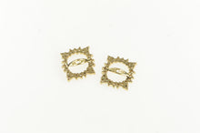 Load image into Gallery viewer, 14K 0.50 Ctw Diamond Halo Stud Enhancer Earring Jackets Yellow Gold