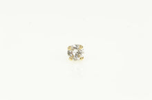 Load image into Gallery viewer, 14K 0.21 Ct Diamond Round Solitaire Vintage Single Earring Yellow Gold