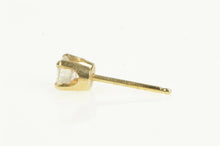 Load image into Gallery viewer, 14K 0.21 Ct Diamond Round Solitaire Vintage Single Earring Yellow Gold