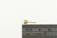 Load image into Gallery viewer, 14K 0.21 Ct Diamond Round Solitaire Vintage Single Earring Yellow Gold
