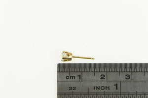 14K 0.21 Ct Diamond Round Solitaire Vintage Single Earring Yellow Gold