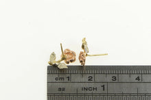 Load image into Gallery viewer, 14K Tri Tone Rose Flower Black Hills Nature Motif Pendant Yellow Gold